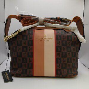 London Fog Ingred Dome Crossbody Handbag